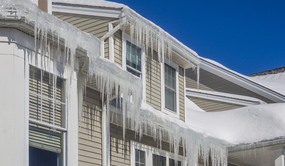 Ice dams can cause damage to your roof and home.